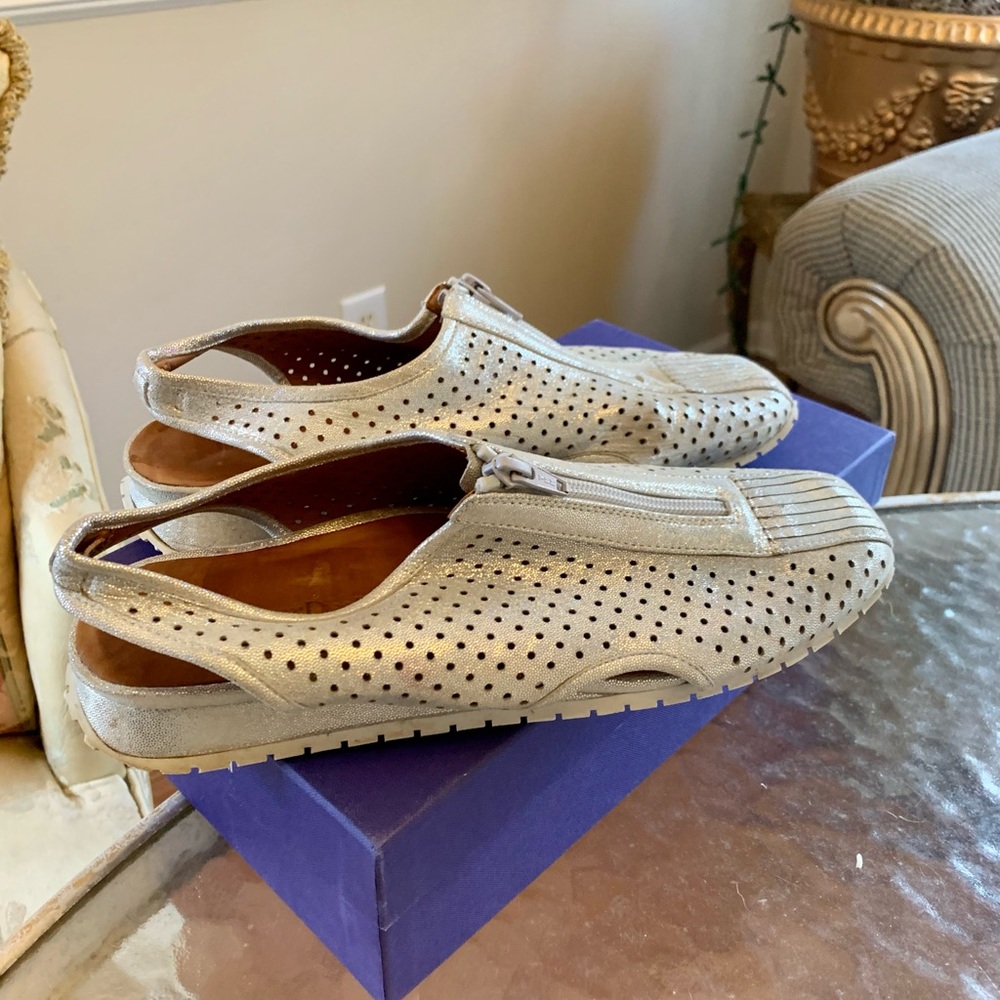 L'Amour Des Pieds Silver sneaker slip on